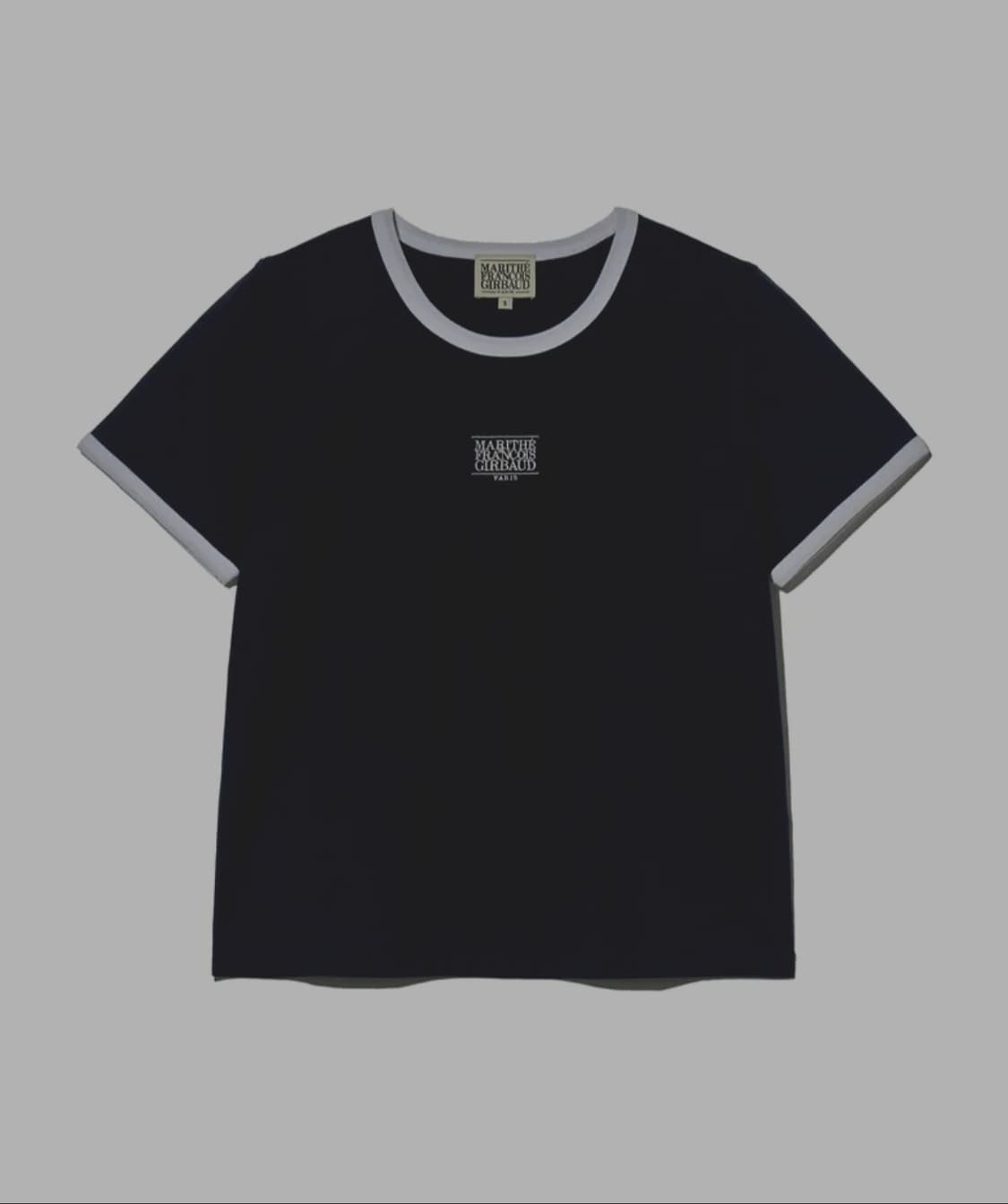 [정품/택달린새상품] 마리떼 로고 크롭티 네이비 M 판매합니다 상품이미지3