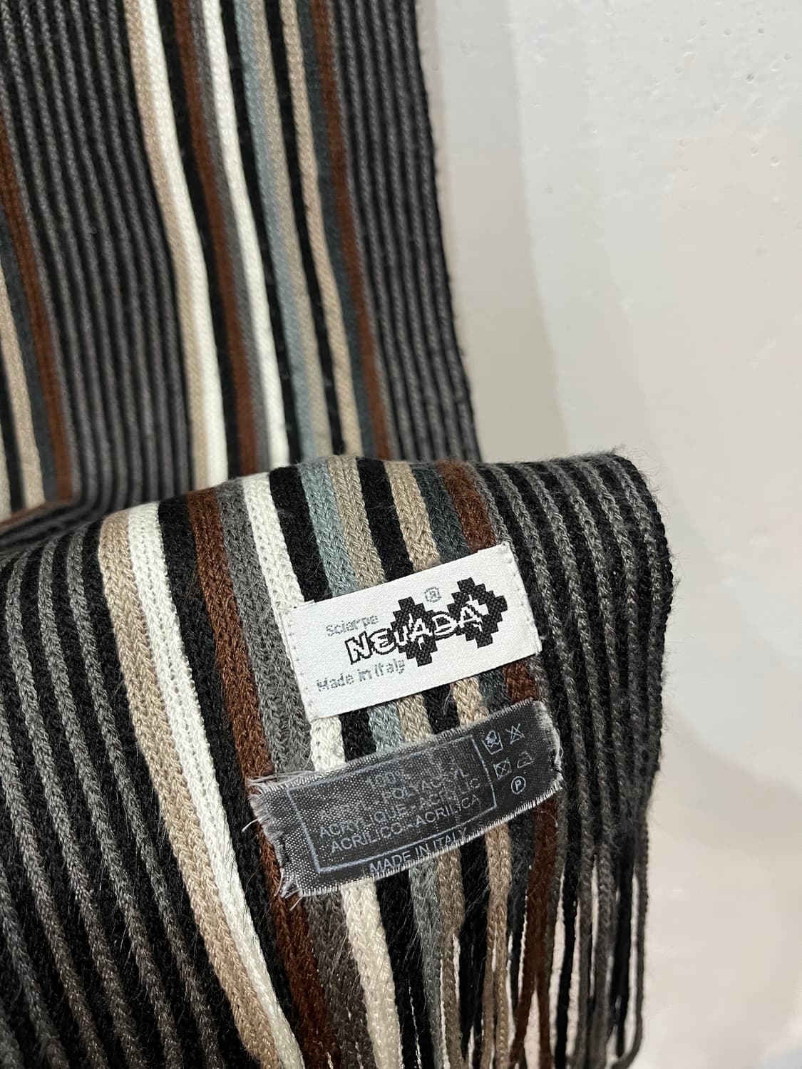 Made in ITALY 빈티지 니팅 머플러 상품이미지2