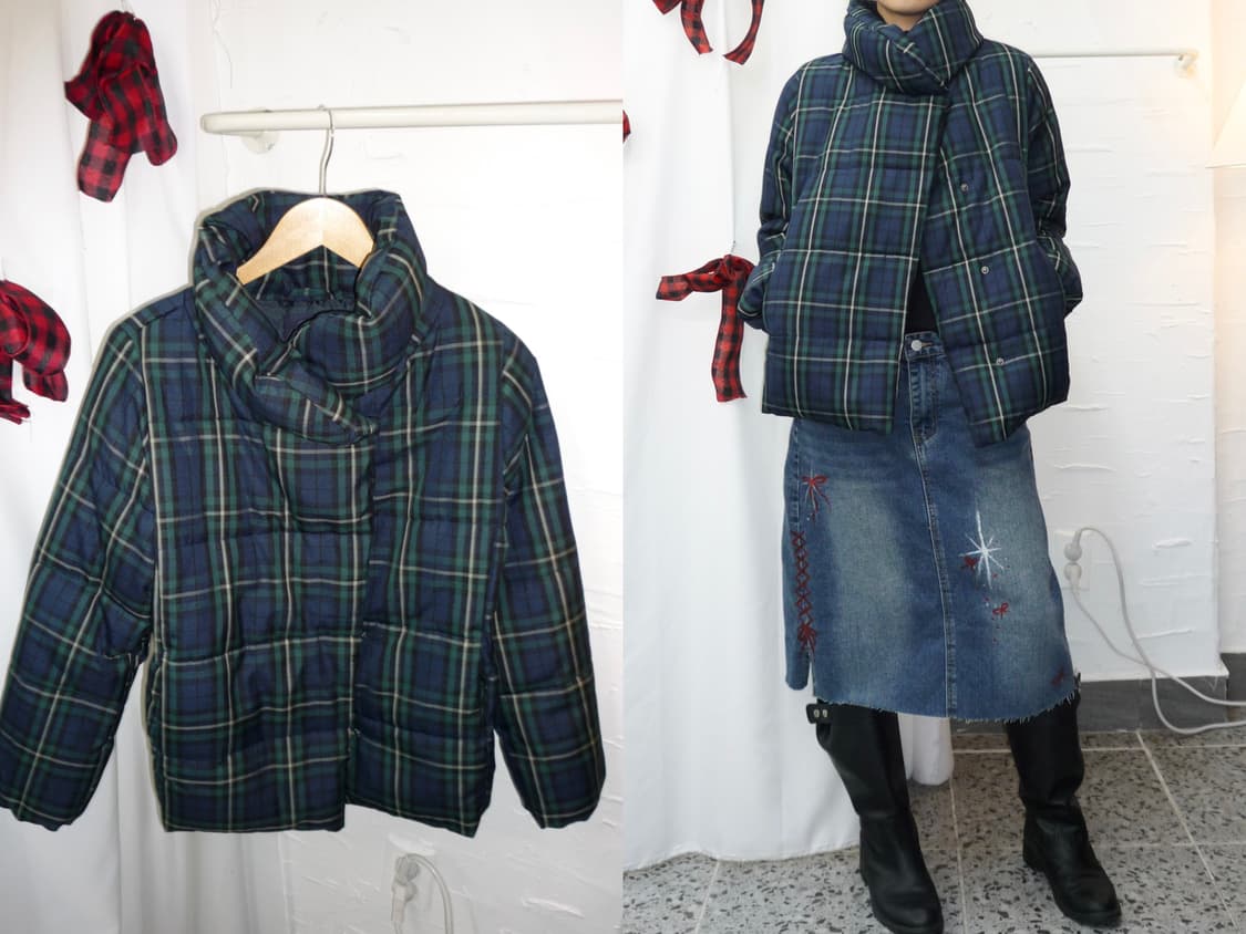 forest check puffer 상품이미지1