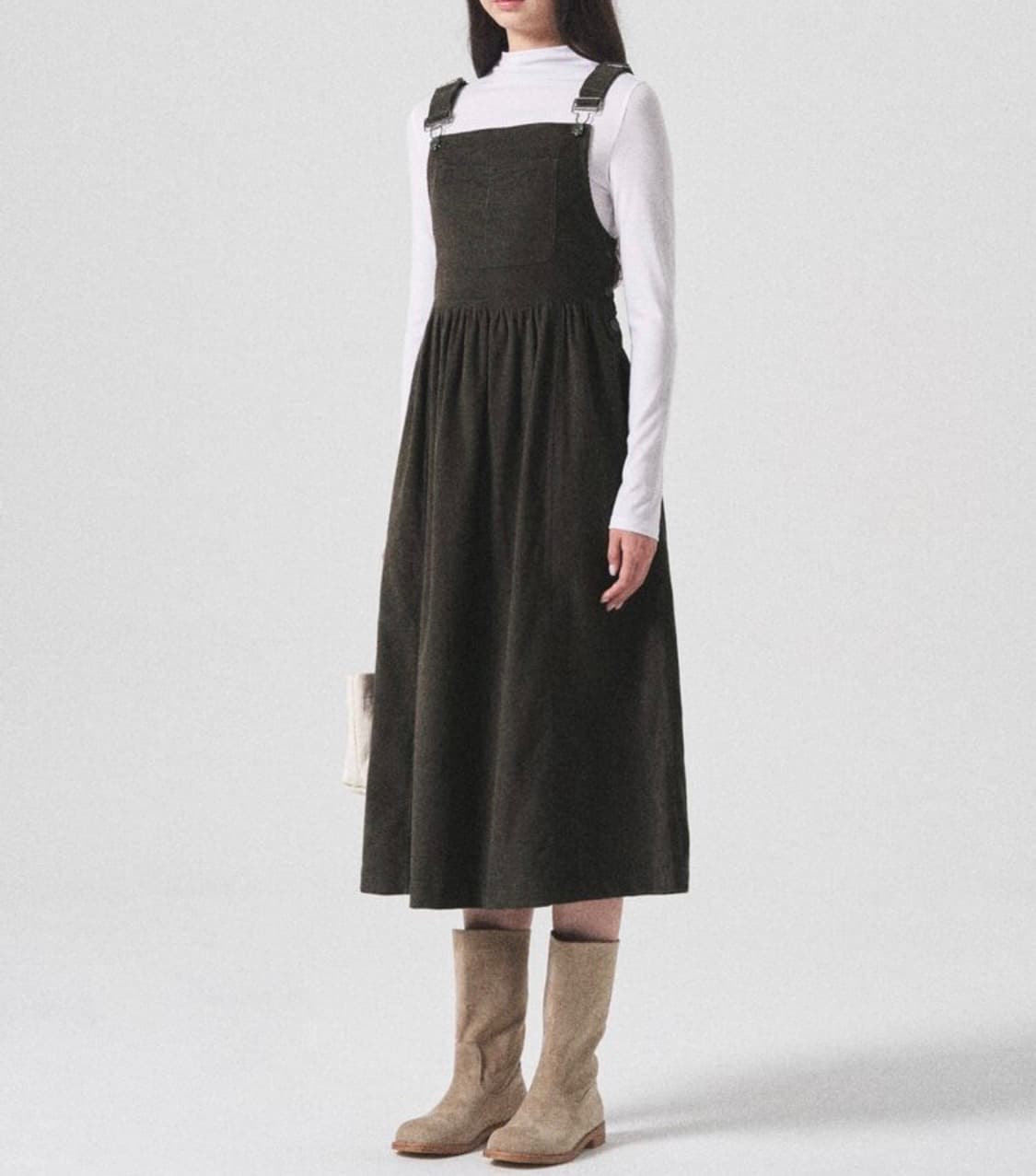 [8 seconds] 코듀로이 서스펜더 원피스 M 상품이미지1