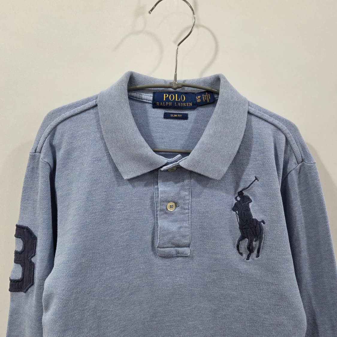 폴로랄프로렌 키즈 PK 블루 롱슬리브 카라티 S(8) 상품이미지2
