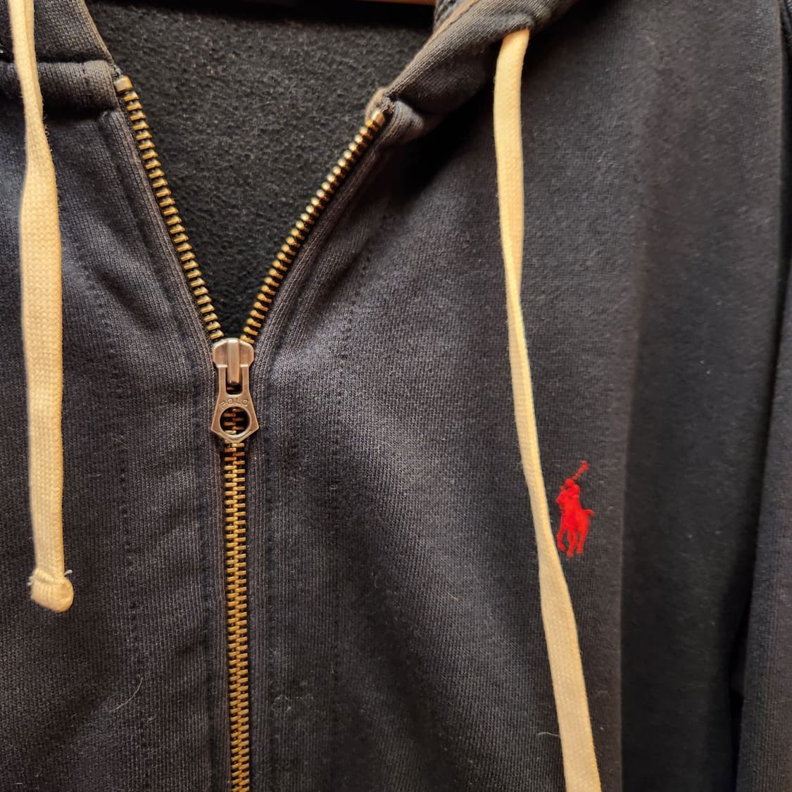 폴로랄프로렌 00s 후드 집업 XXL 블랙 상품이미지2