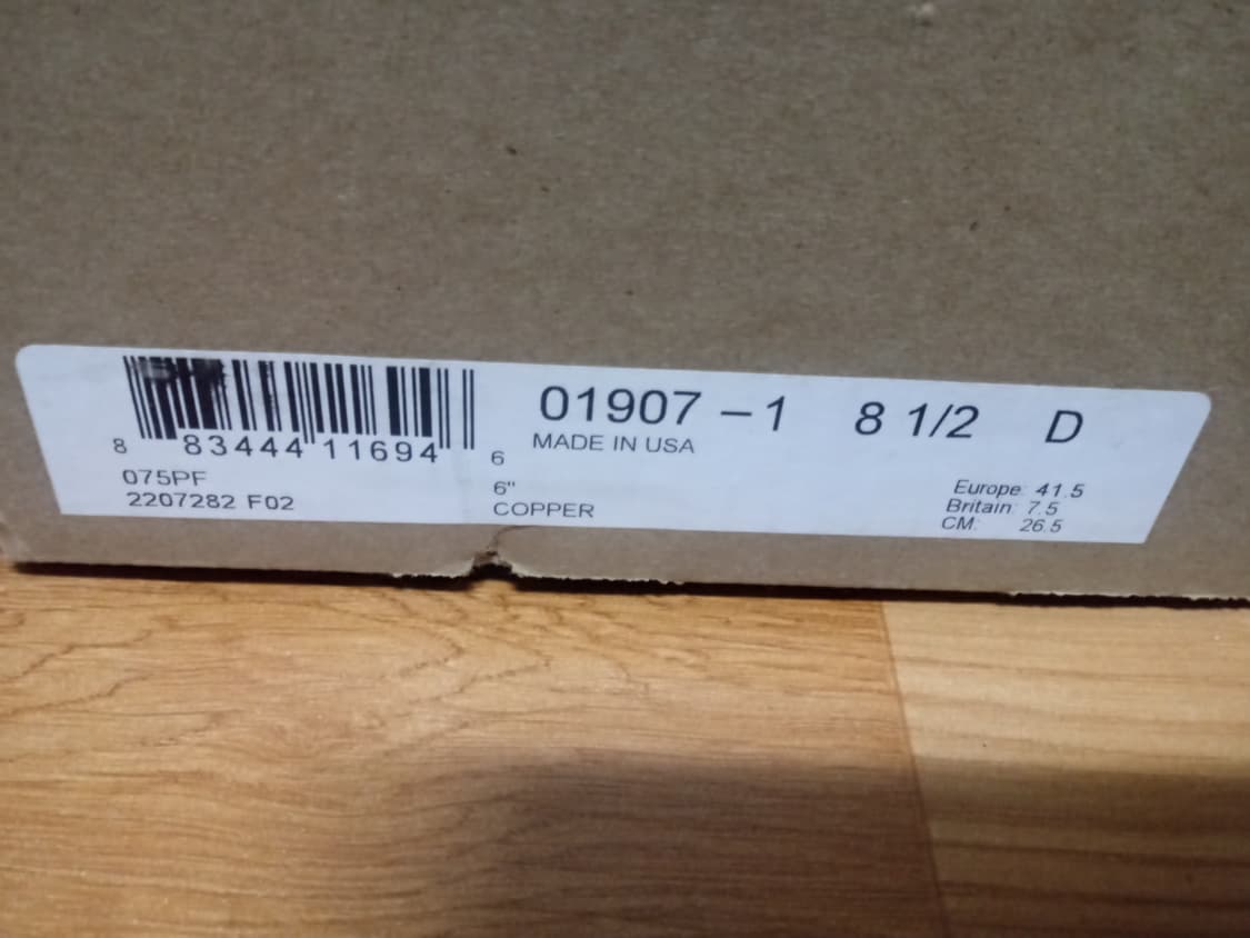 레드윙 목토 1907 (265D) 카퍼 러프앤터프 상품이미지5