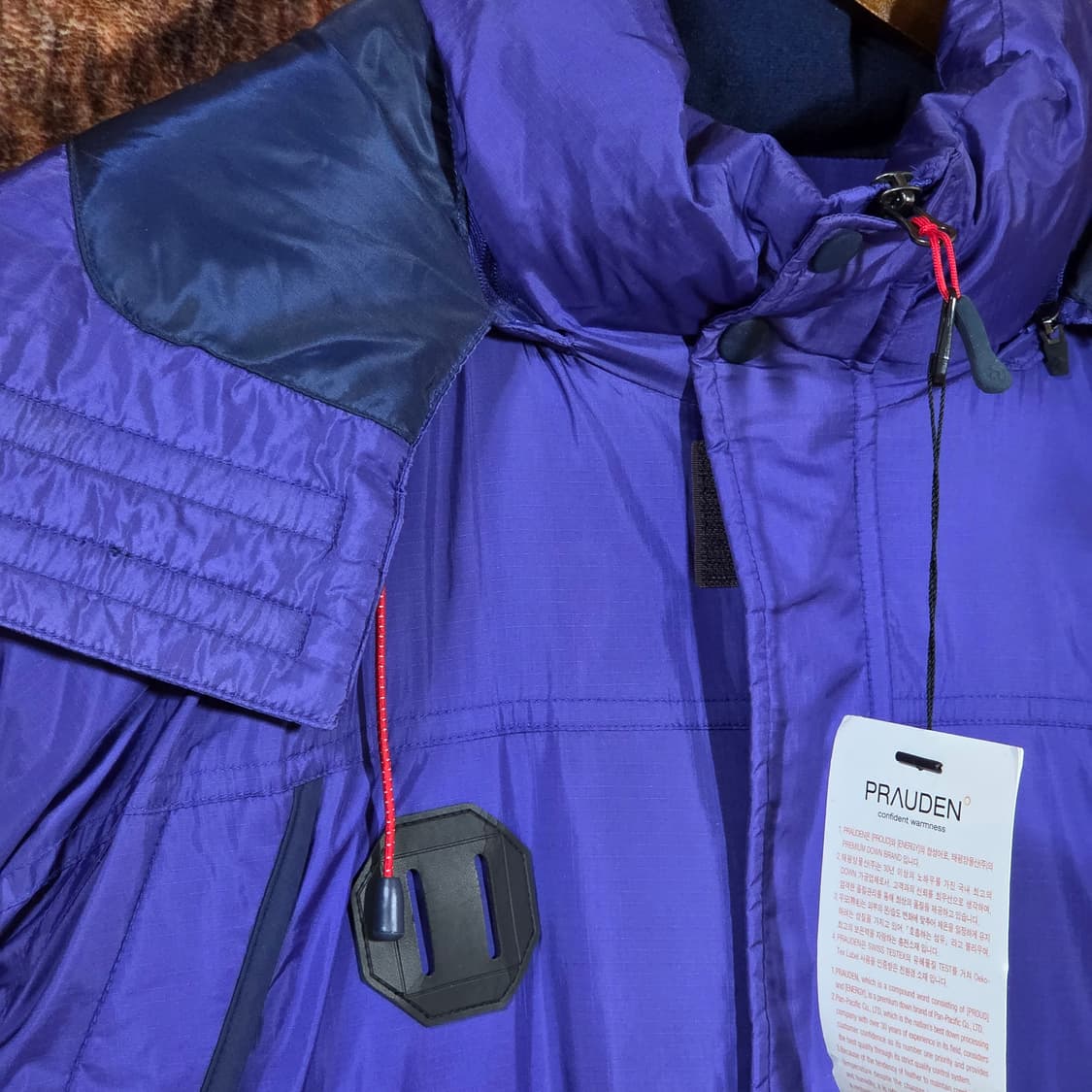 컨버스 데드스탁 덕다운 퍼플 패딩 상품이미지2