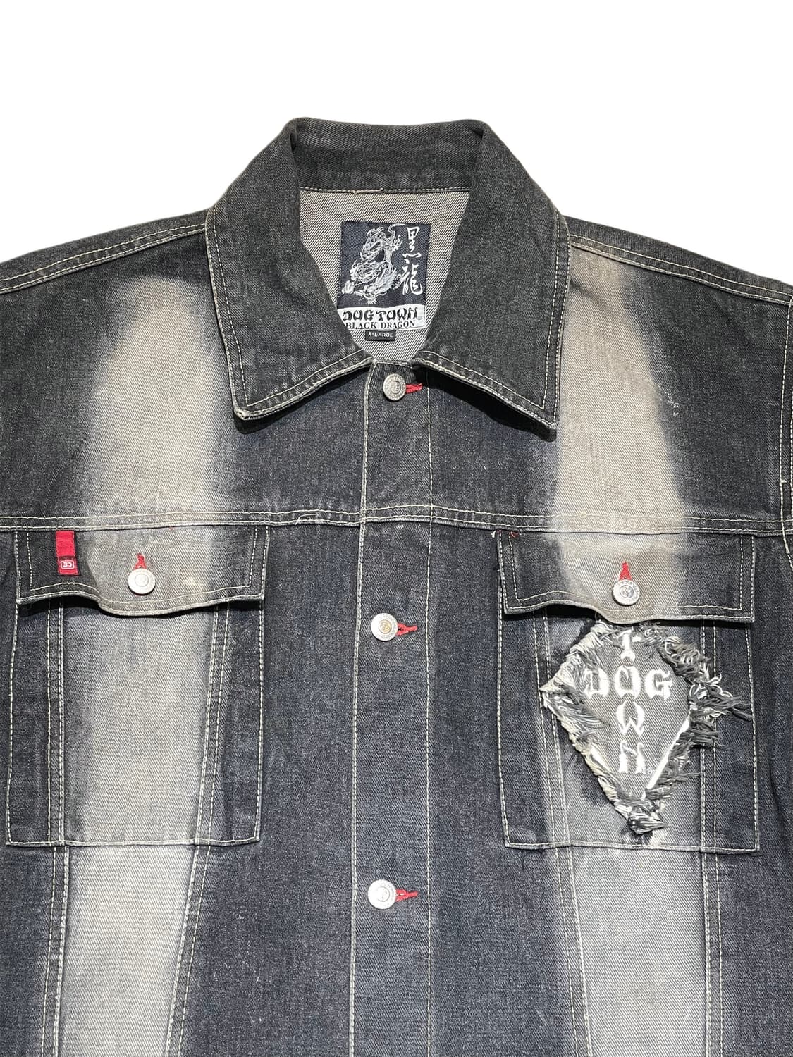 도그타운 워싱 데미지 데님 자켓 상품이미지4