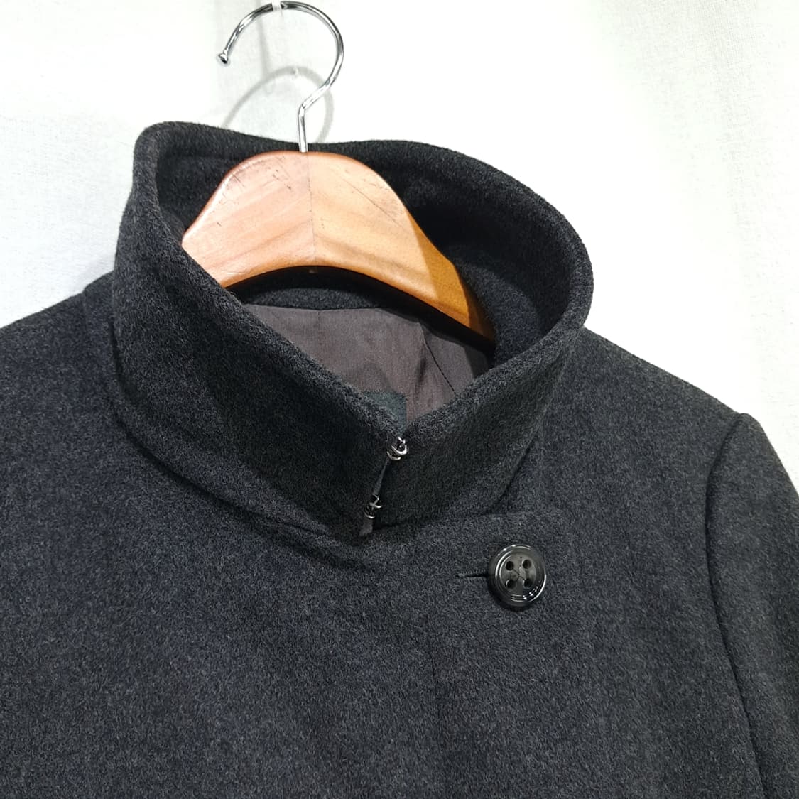 CN940W M 막스앤코 막스마라 앙고라 울 벨티드 롱 코트 상품이미지4