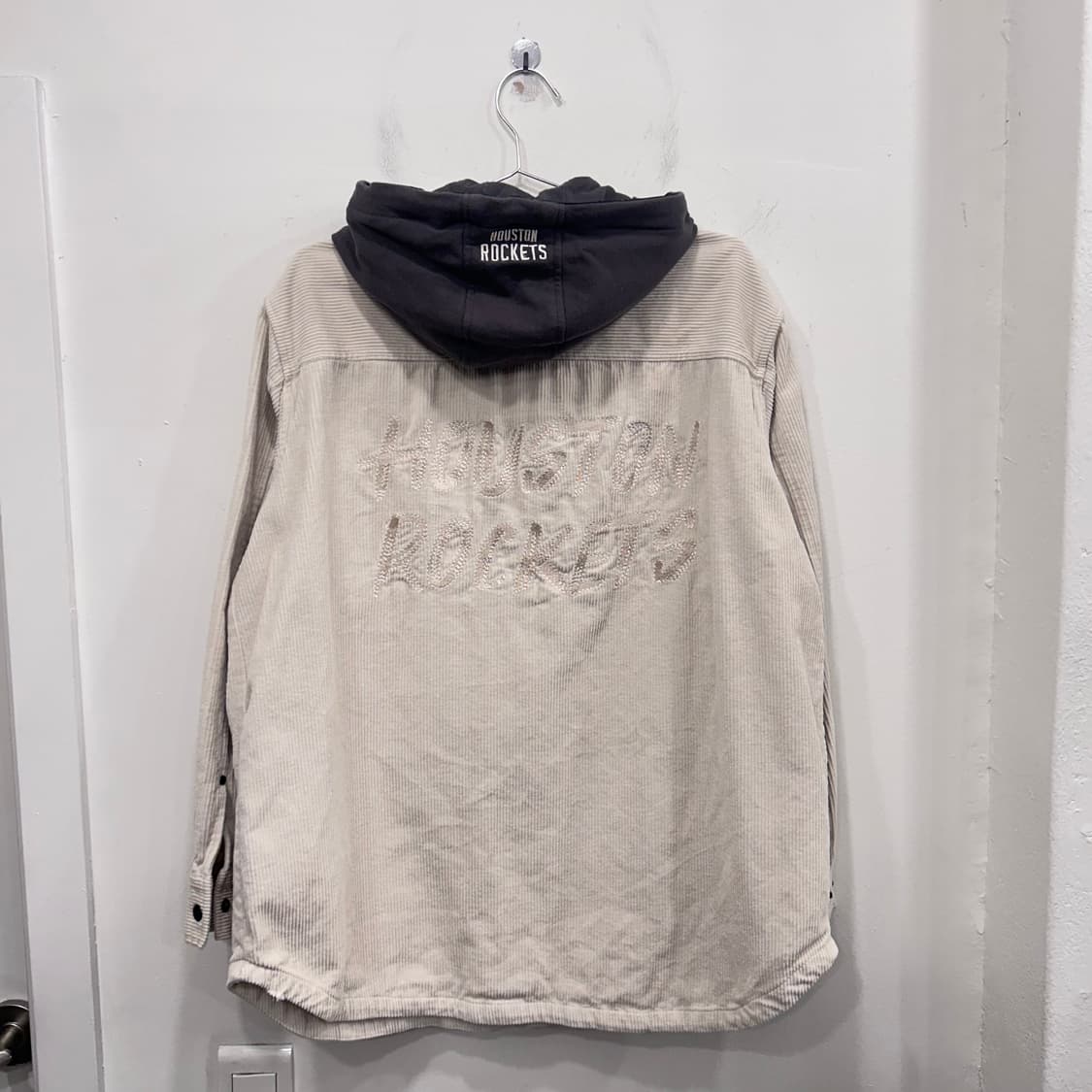 NBA 휴스턴 로켓츠 후드 코듀로이 롱자켓 상품이미지5