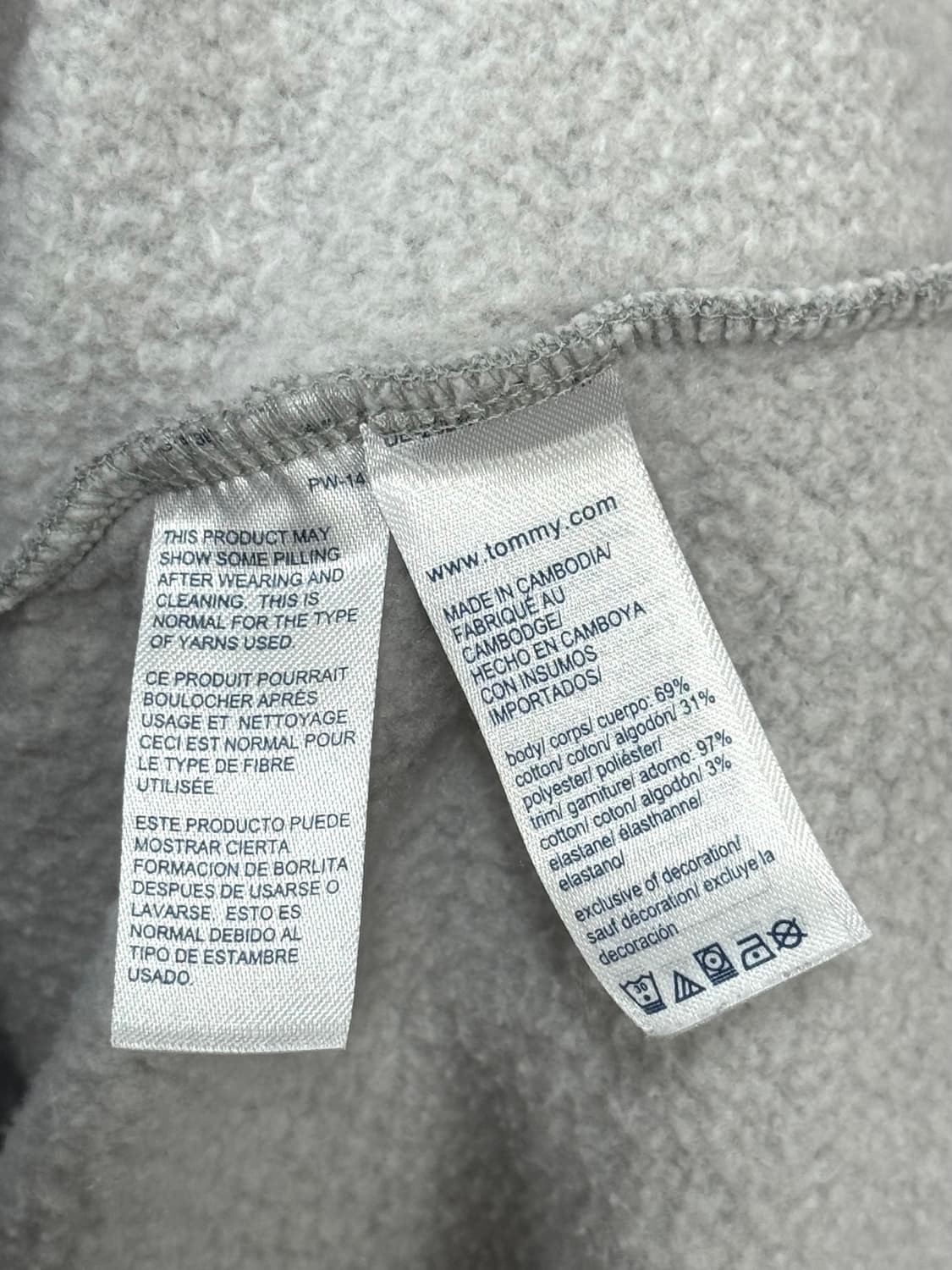 타미힐피거 스펠로고 스웻셔츠 XL 상품이미지8