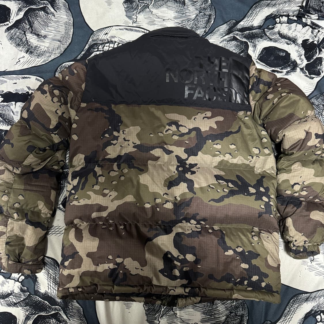 노스페이스 카모 패딩 100L사이즈 상품이미지8