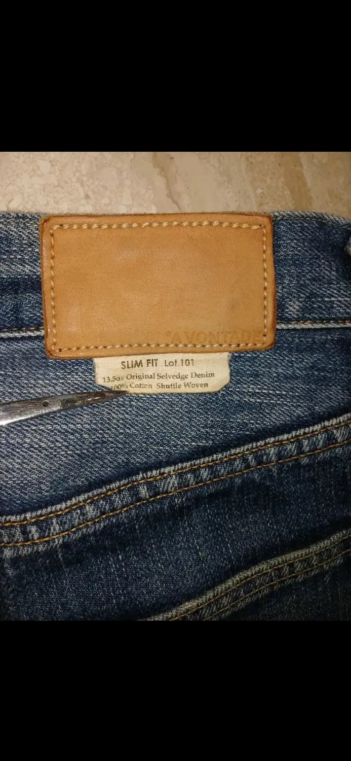 A VONTADE WASHED SELVEDGE DENIM 상품이미지5