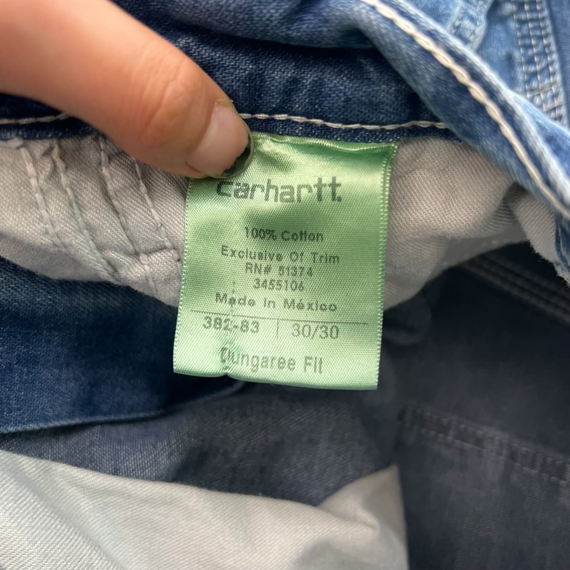 칼하트 워크 데님팬츠 r1340 상품이미지10