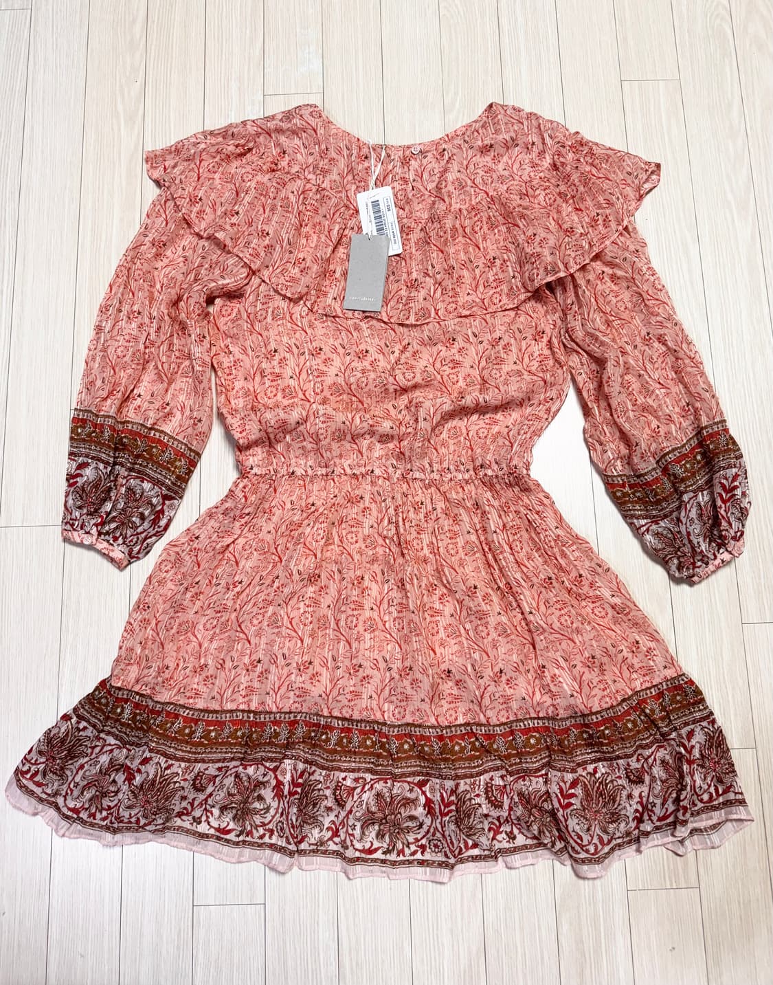 55 텍달린 새상품 바네사부르노 정가90만 에스닉 원피스 상품이미지10