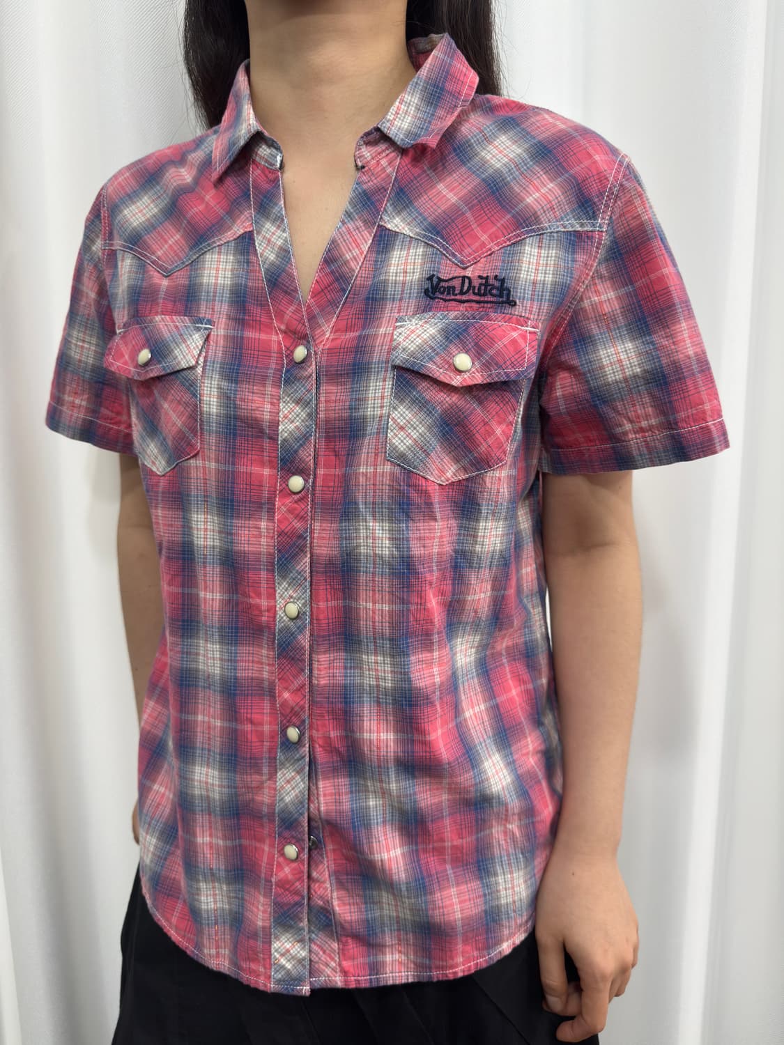 Vondutch check shirt 상품이미지2