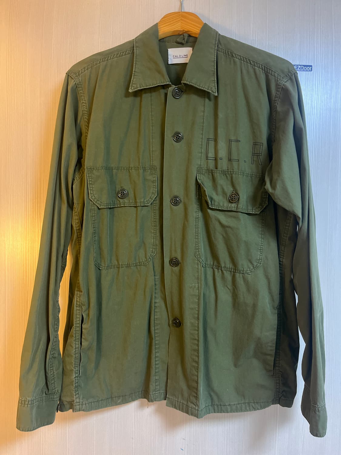 CAL O LINE 칼오라인 밀리터리 피쓰 셔츠 상품이미지2