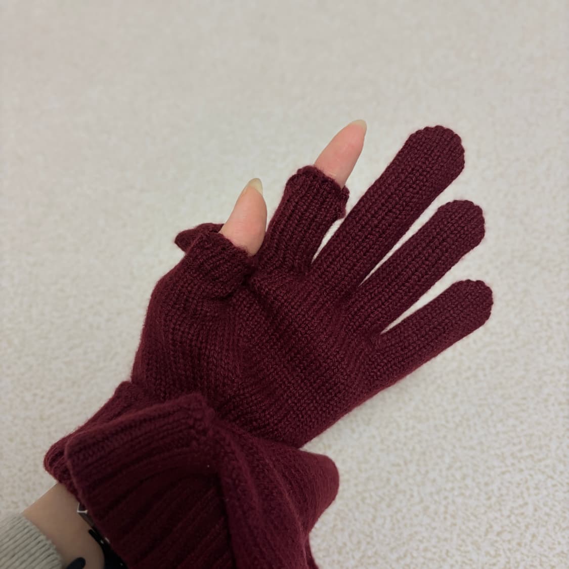 비비안웨스트우드 알파카 아웃 핑거 장갑 상품이미지6