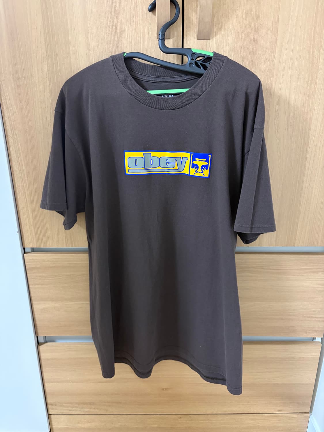 오베이 90S ICON CLASSIC T-SHIRT 자바브라운 상품이미지1