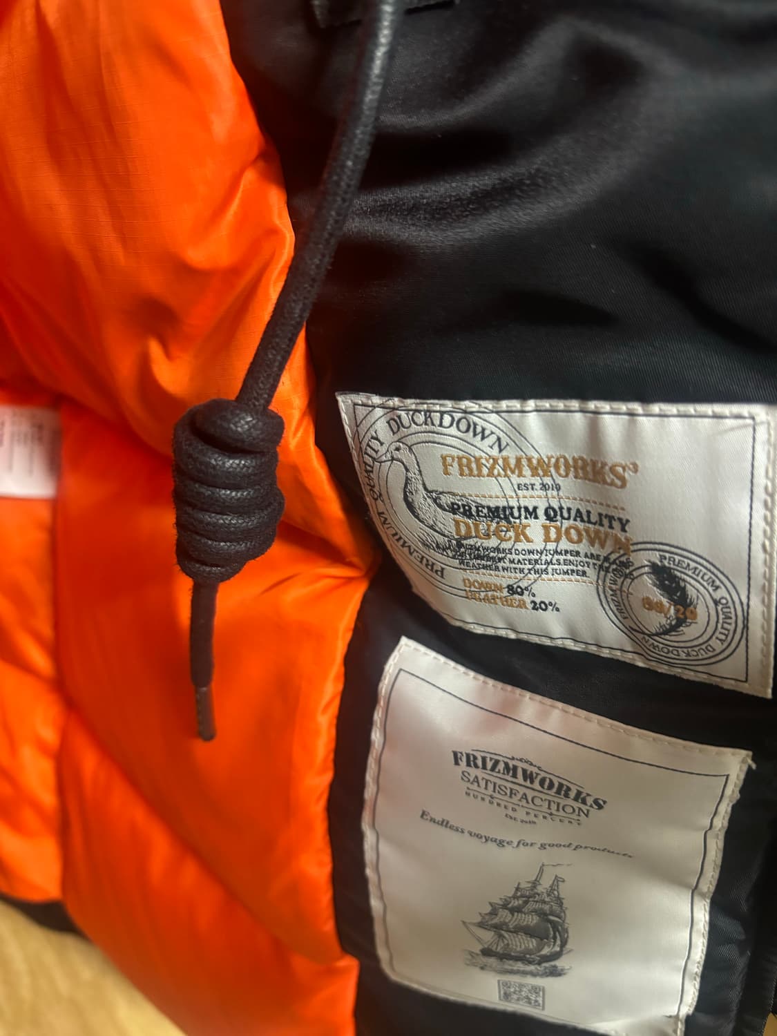 프리즘웍스 / 헤비 나일론 n3b 덕다운 파카 / L 상품이미지6