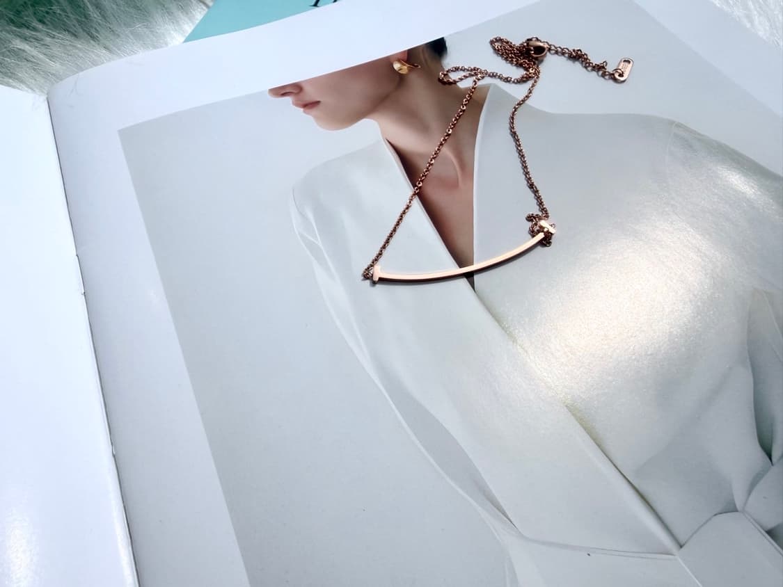 티파니앤코 스마일 팬던트 목걸이 로즈골드 상품이미지8