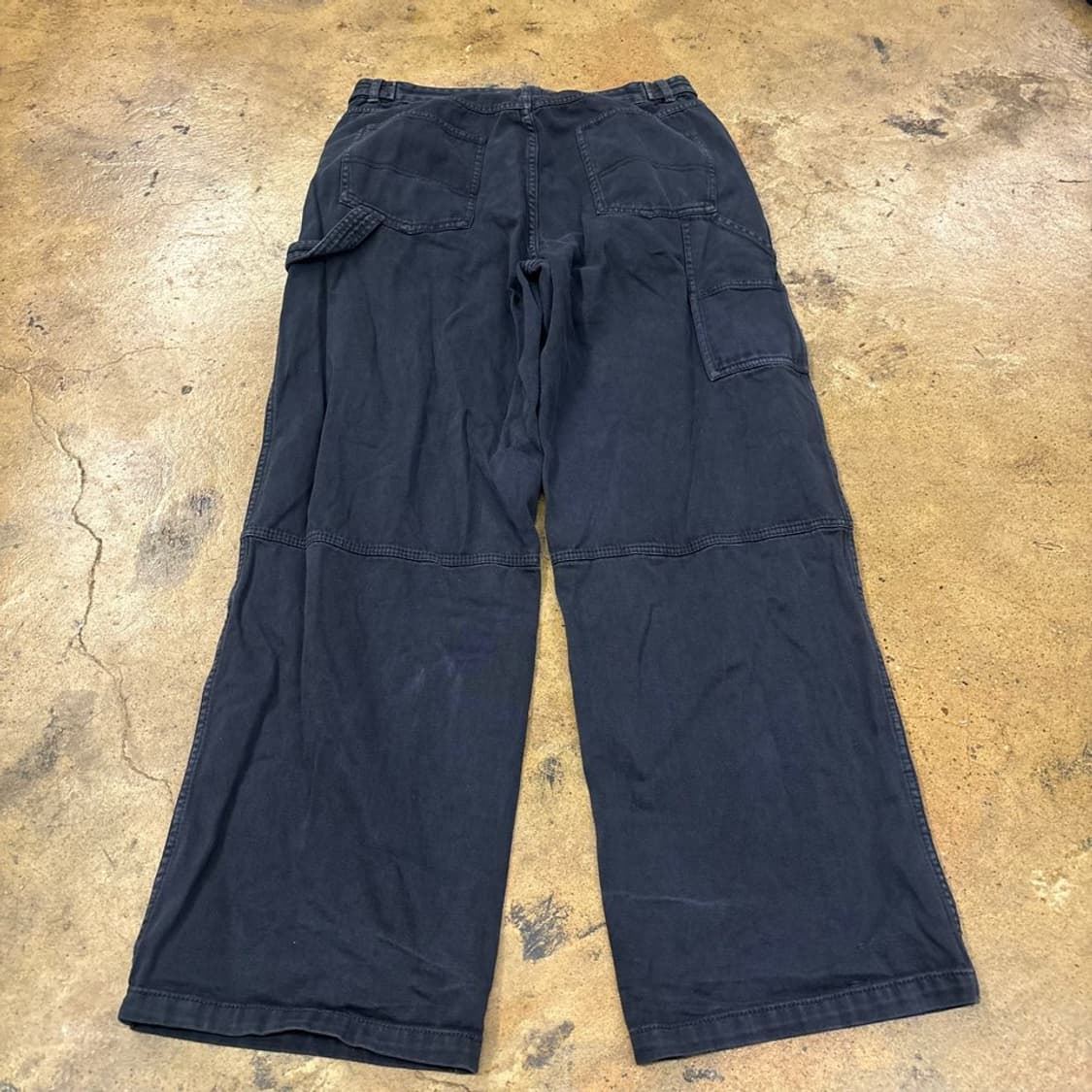 [정품/L] 코드그라피 블랙 와이드 데님 팬츠 상품이미지3