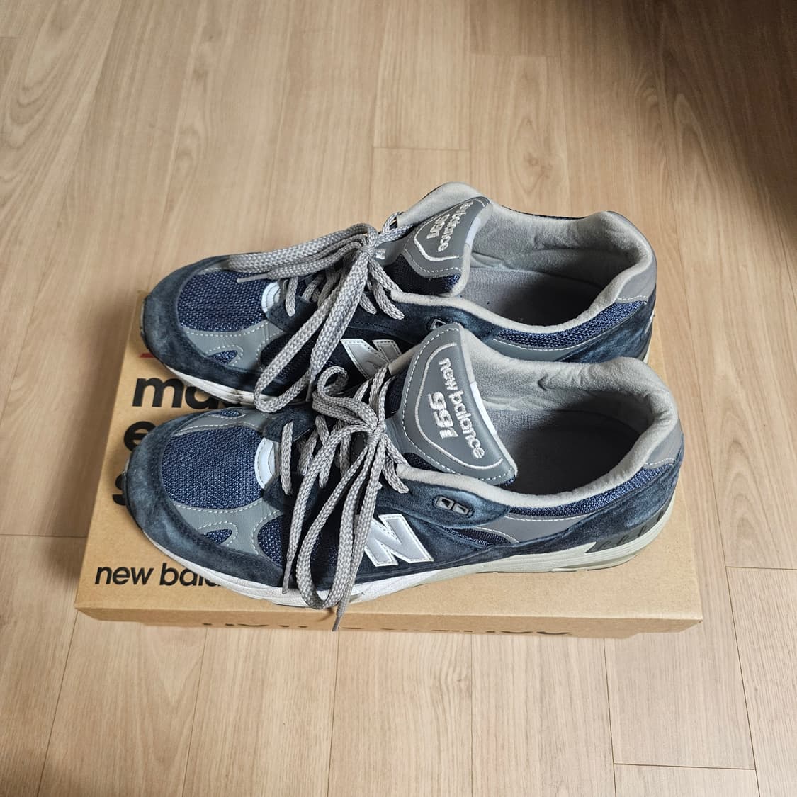 뉴발란스 991 네이비 285 상품이미지2