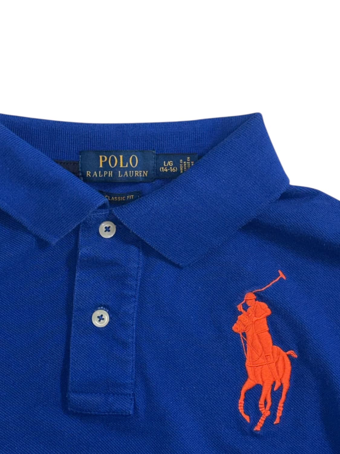 폴로 랄프로렌 빅포니 카라 긴팔티 상품이미지4