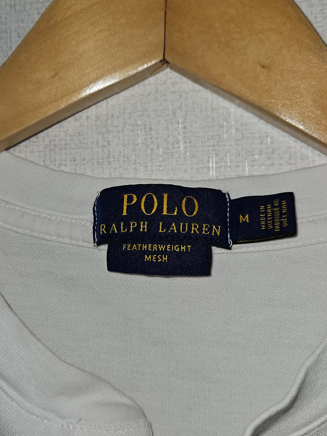 폴로 랄프로렌 신형 헨리넥 차이나넥 카라티 반팔 페더웨이트 메쉬 정품 M 상품이미지4