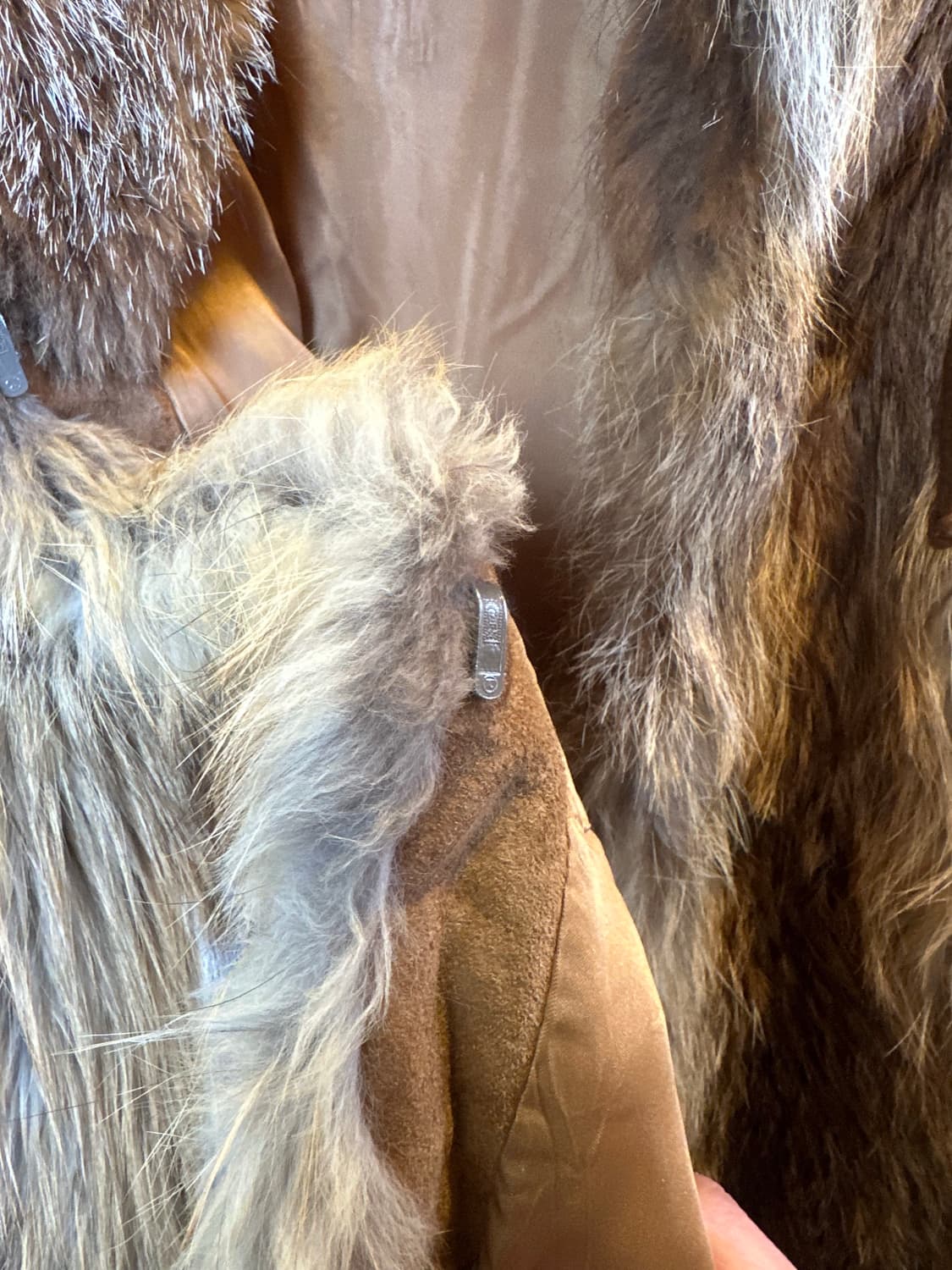 euro 헤비 리얼 퍼 코트 Made in denmark 상품이미지6