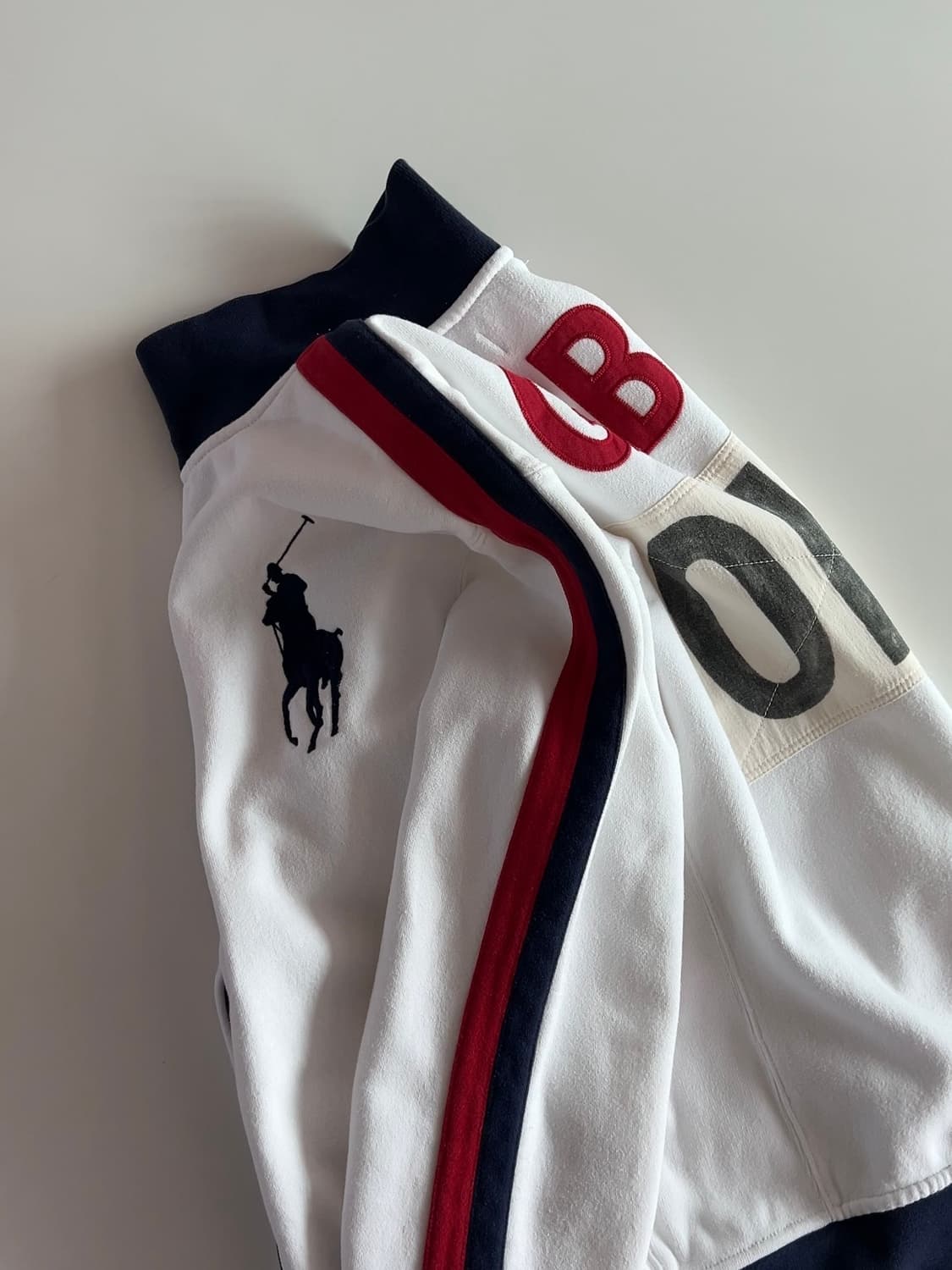 폴로 랄프로렌 빅포니 영국 GBR 레이싱 져지 트랙탑 L 상품이미지5