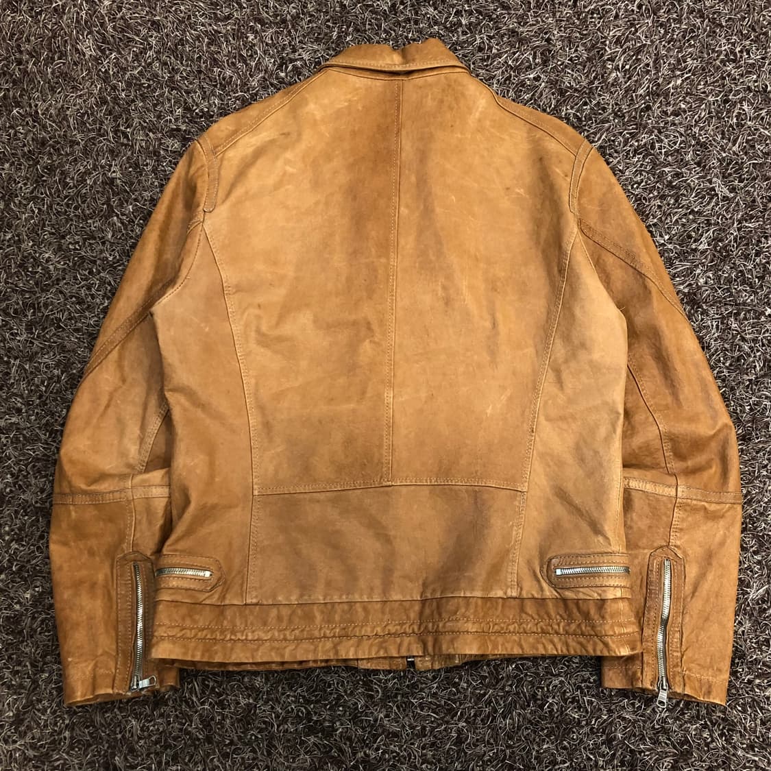 티아이포맨 양가죽 멀티 지퍼 레더 가죽 자켓 상품이미지5