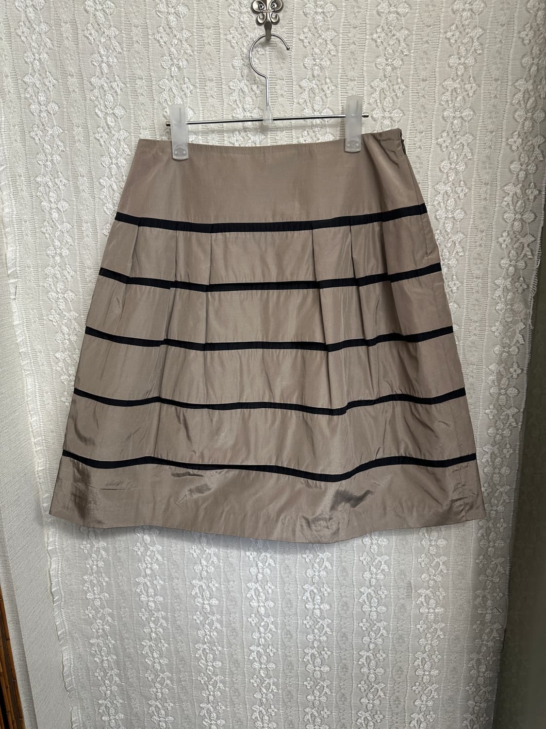 M-premier black 스커트 상품이미지3