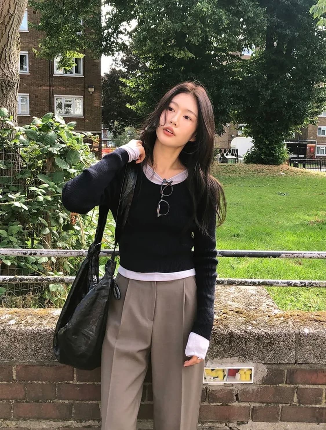 언더비 네이비골지니트 상품이미지6