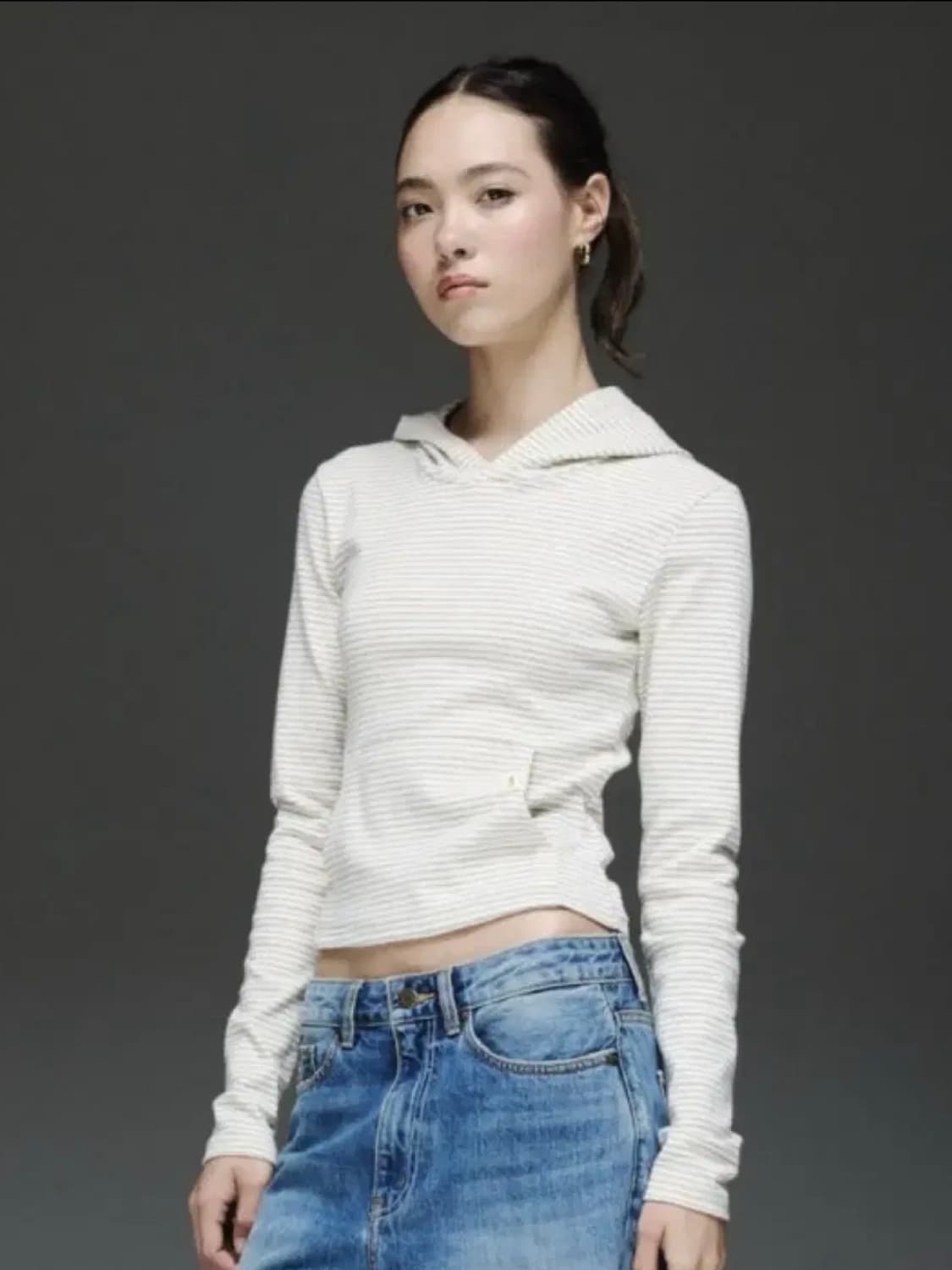 글로니 G comfort hoodie stripe (M) 상품이미지2