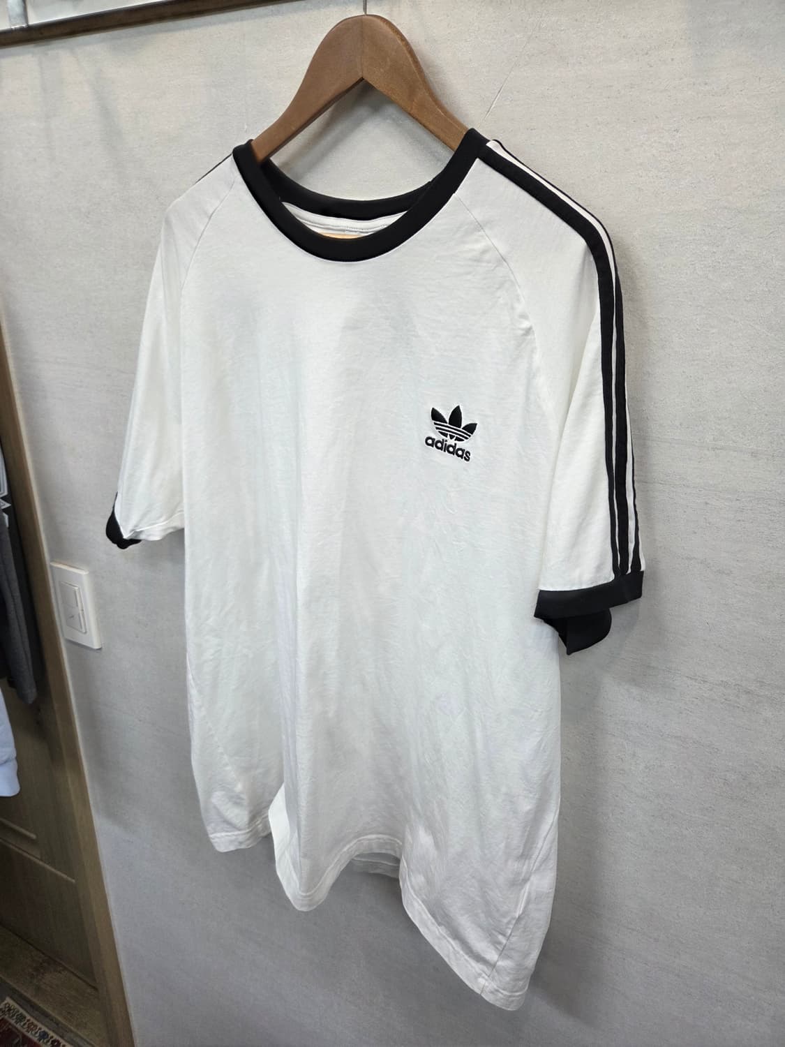 아디다스 아디컬러 클래식 삼선 링거반팔 xxl 상품이미지5