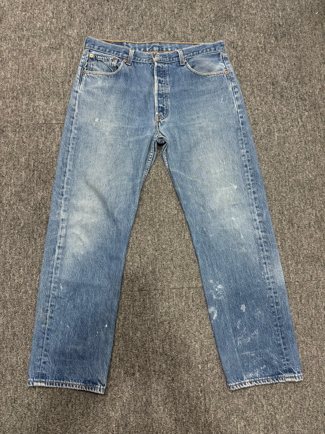 90s 리바이스 501xx USA 데님 빈티지 미디엄블루 36 상품이미지3