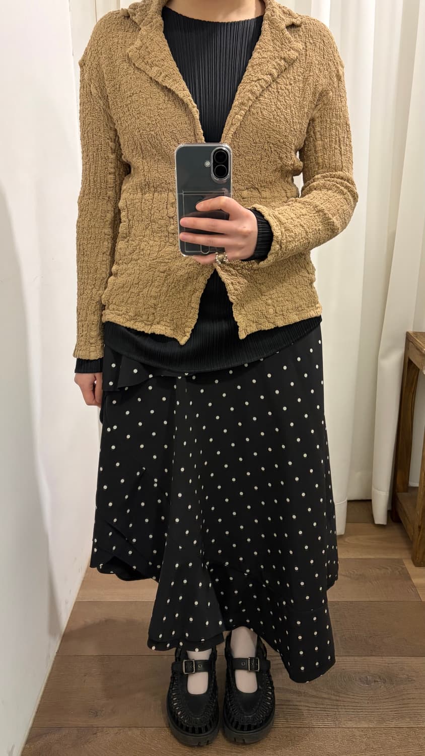 Beige Wrinkle Jacket 상품이미지3