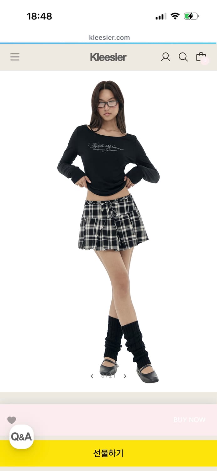 최저가 새상품) 클리시어 클린 클럽 레터탑 블랙 상품이미지5