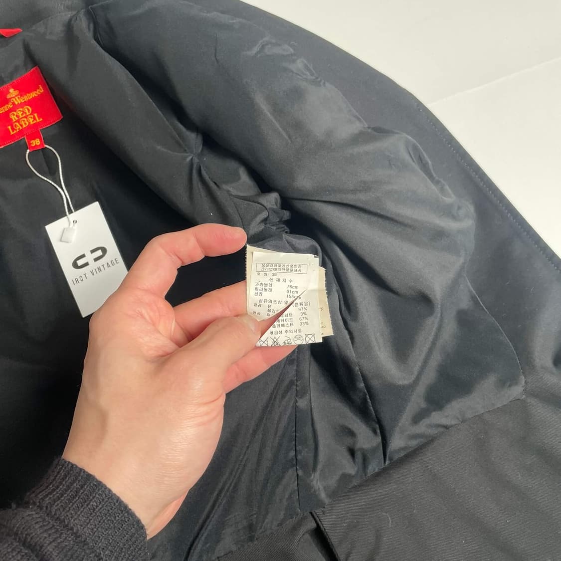 vivienne westwood 레드라벨 언밸런스 크롭니트(italy)  상품이미지9