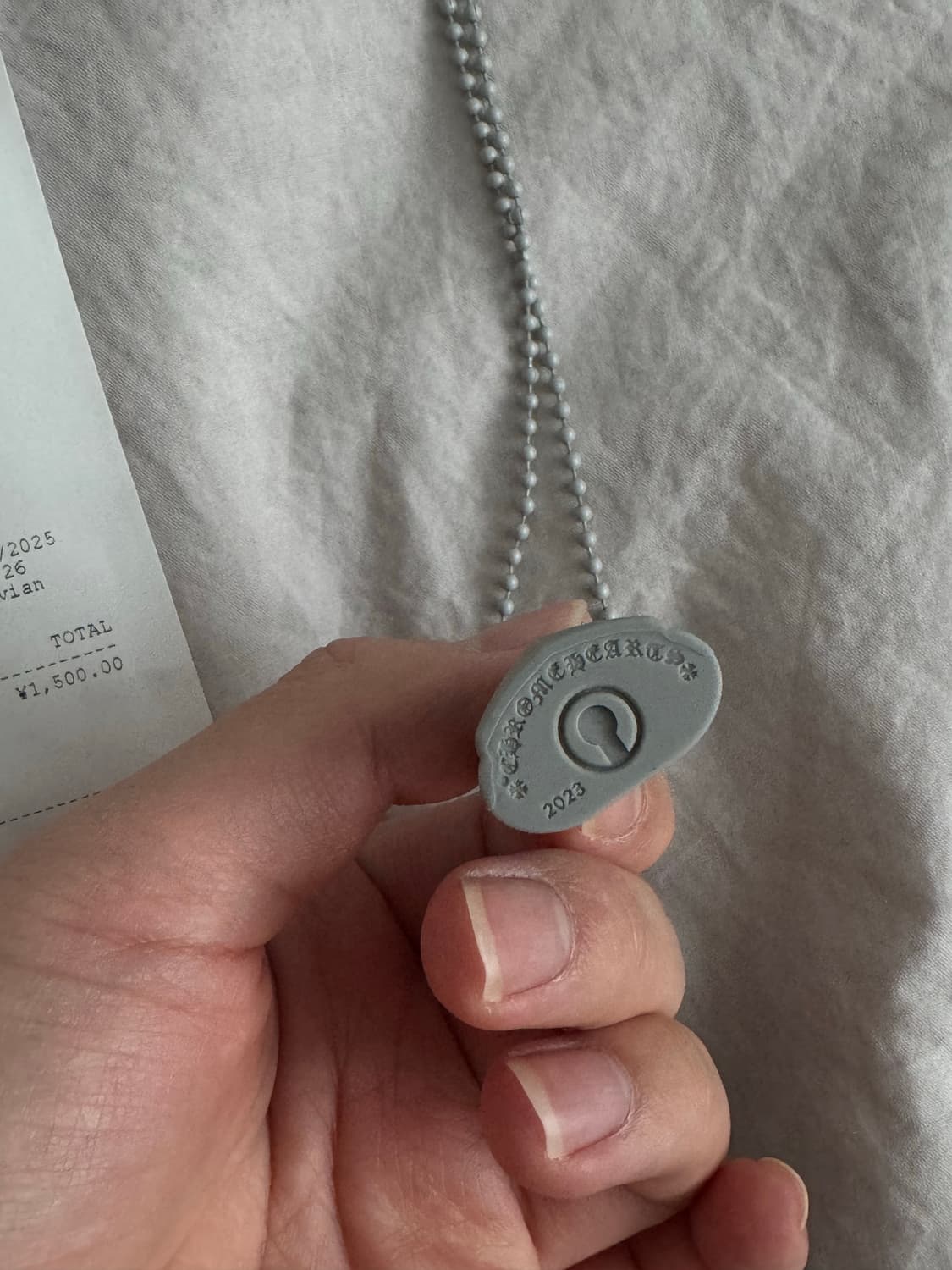 크롬하츠 실리크롬 그레이 자물쇠 네크리스 상품이미지4