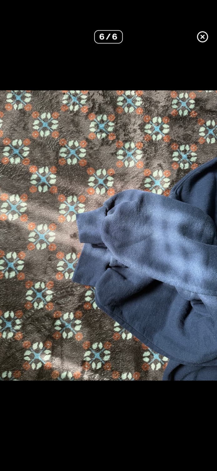 MADE IN USA 90s 러셀 크루넥 네이비 [XL] 상품이미지5