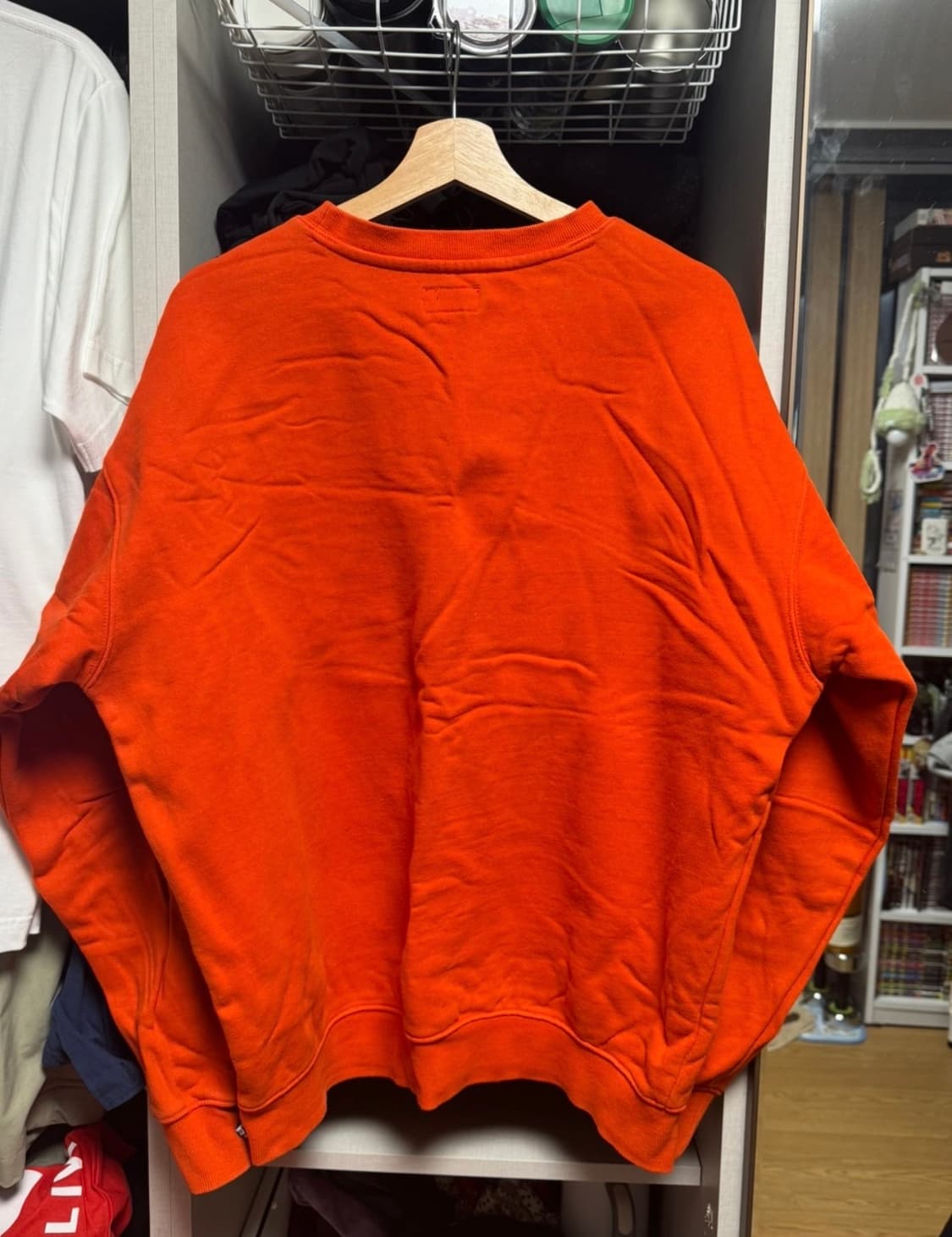 디네댓 오렌지 맨투맨 주황 디스이즈네버댓 후드 빈티지 형광 상품이미지2