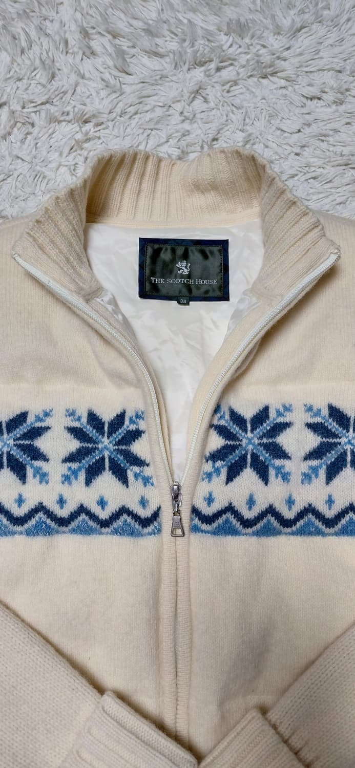 The Scotch House 눈꽃 니트 집업 38 (S) 상품이미지3