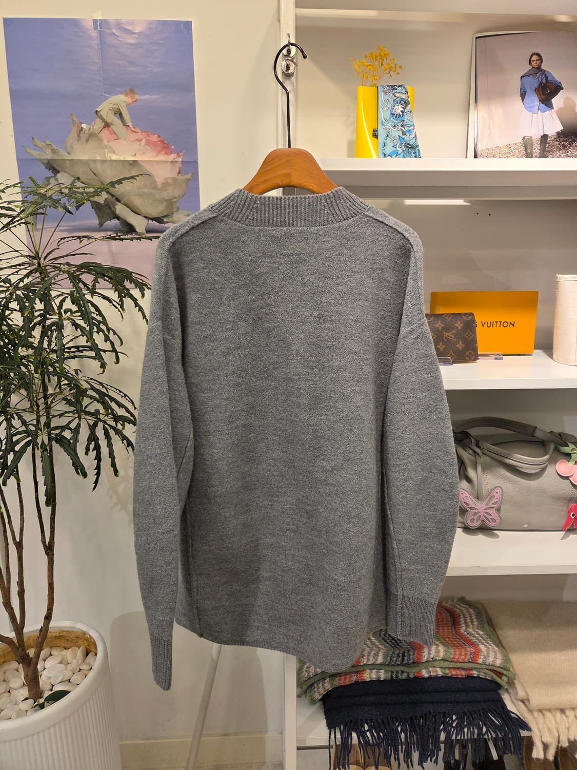 COS 코스 울100 벌룬소매 오버핏 가디건 상품이미지6