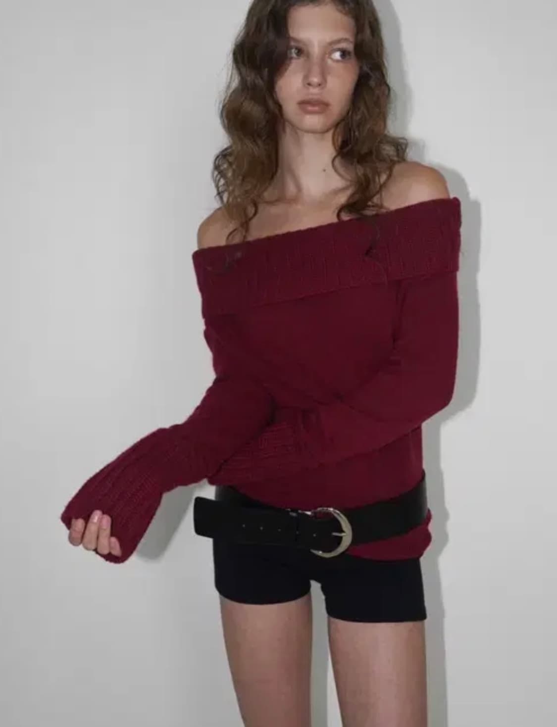 블랙업 터트니 울캐시 오프니트 상품이미지1