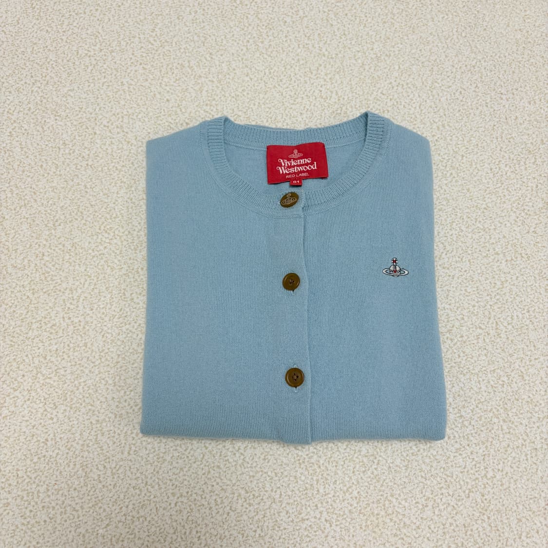 비비안웨스트우드 램스울 베이직 크루넥 카디건 상품이미지6