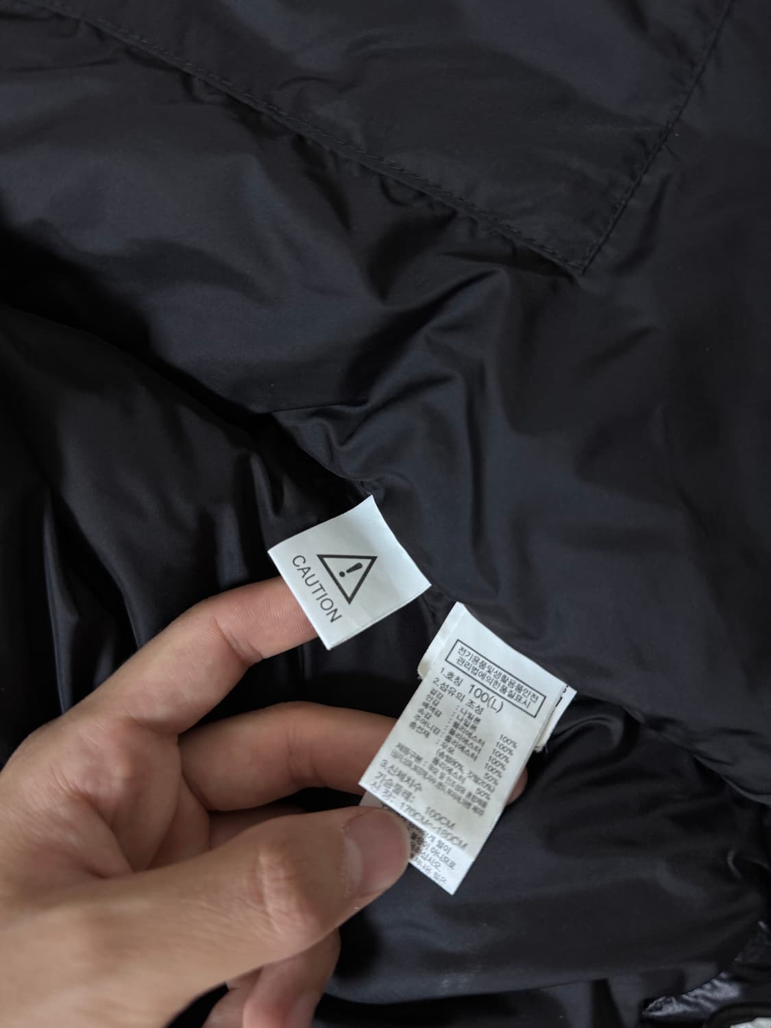 노스페이스 눕시 하이브리드 다운 볼 베스트 블랙 상품이미지7