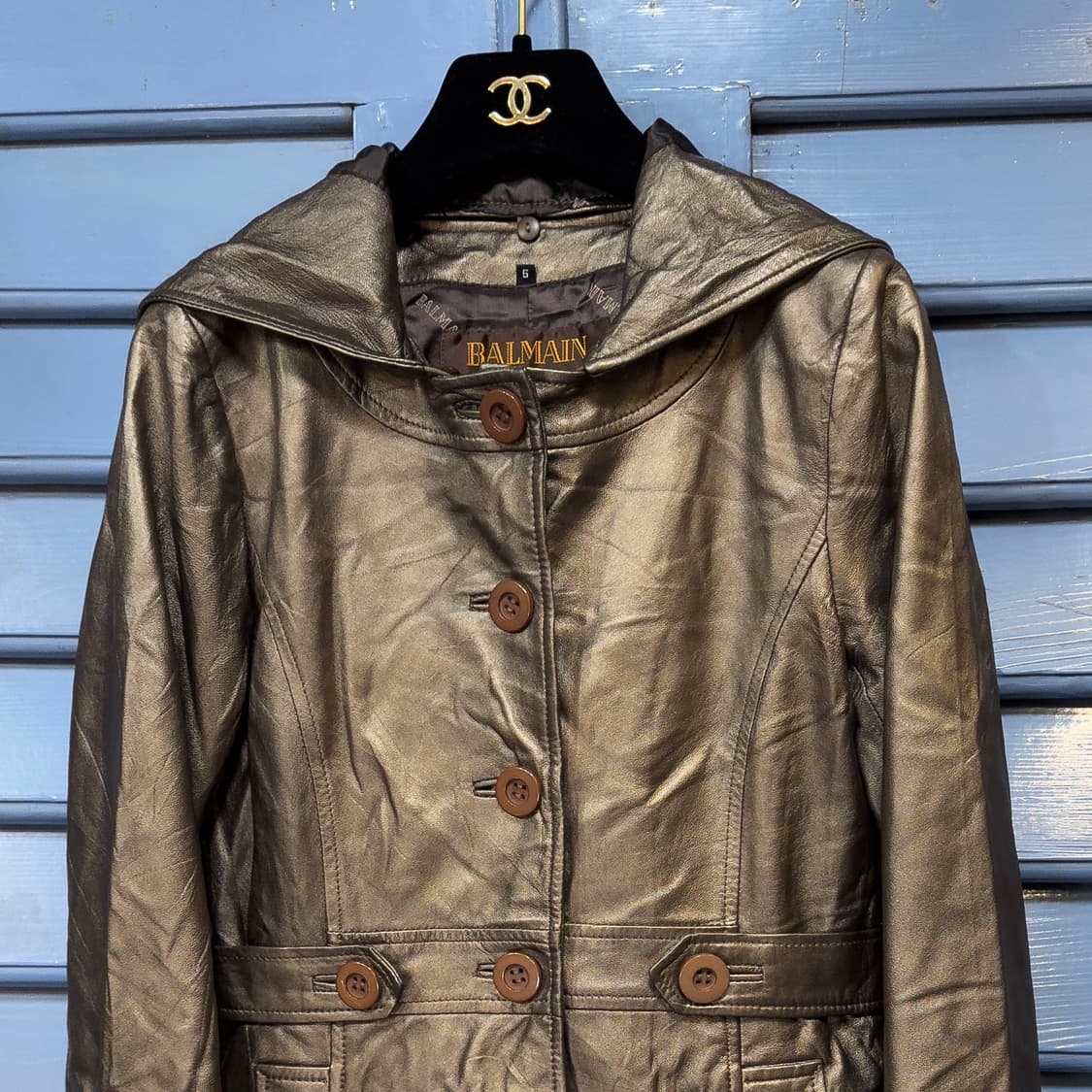 발망 램스킨 레더 코트 상품이미지3