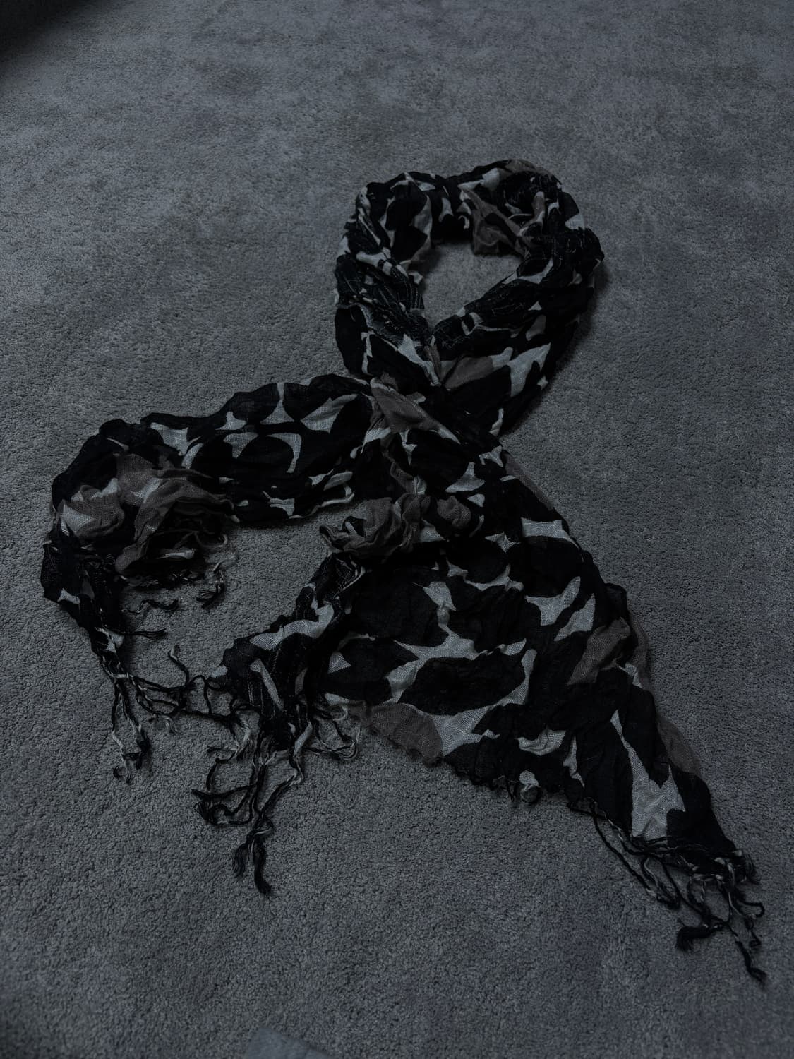 Vintage minimal grunge mood scarf 상품이미지2