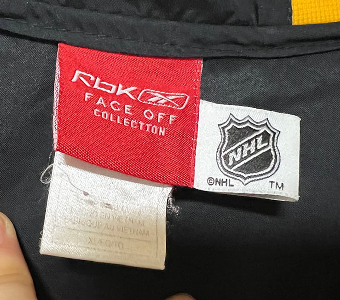 리복XNHL 브루인스 나일론 오버핏 웜업 올드스쿨 XXL 110-115 상품이미지4