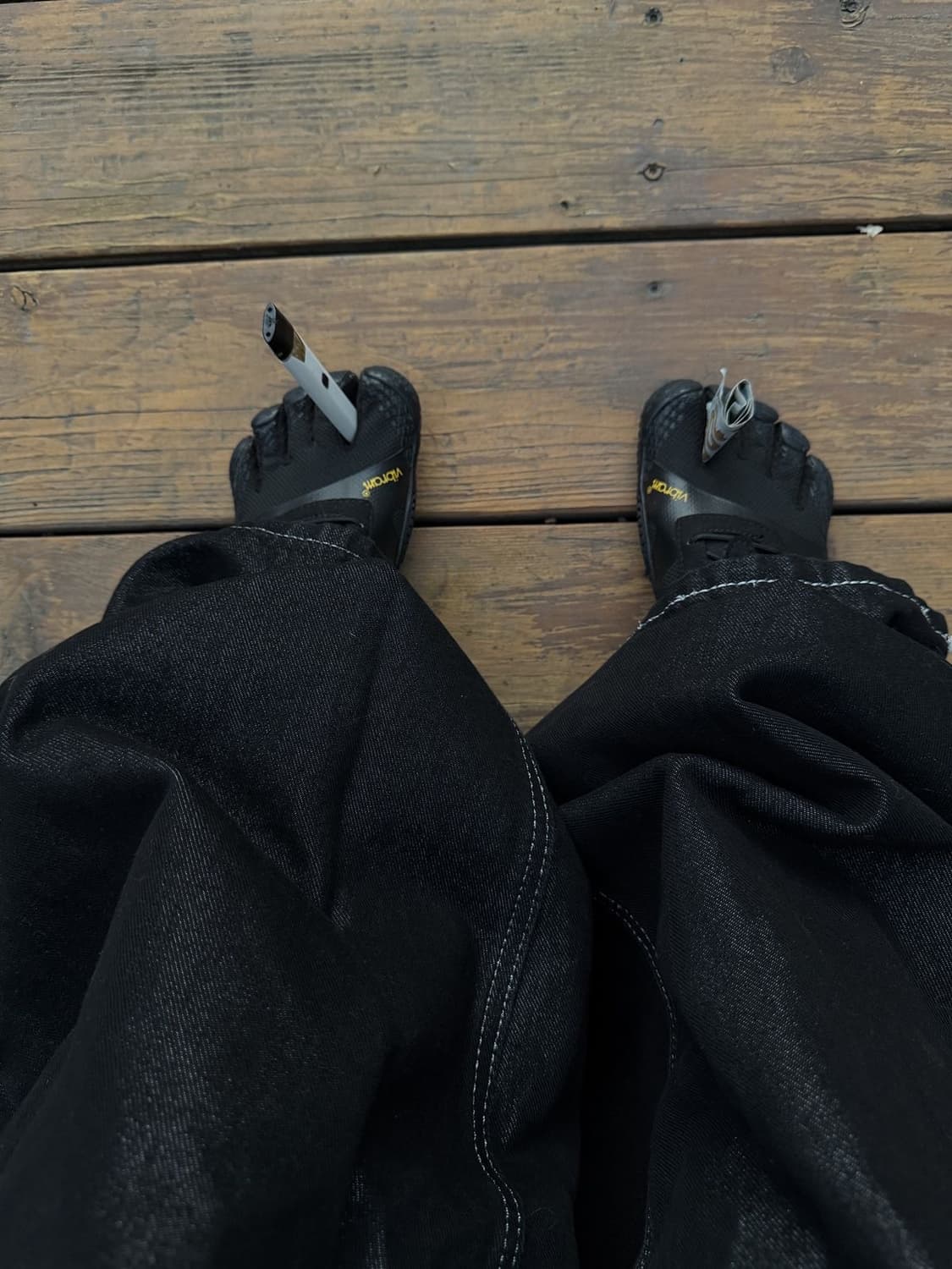 비브람 파이브 핑거스 트레일 2.0 블랙 옐로우 상품이미지1