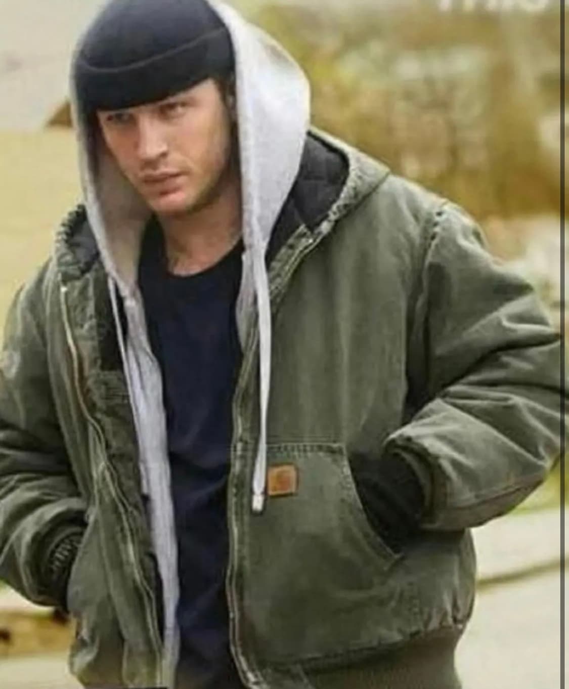 90s USA 칼하트 액티브 자켓 M/R  (100-105) 상품이미지3